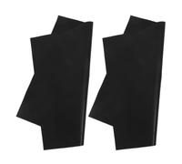 2pcs High Voltage Insulation Mat 10kv Rubber Sheet for Panels | Black Square Pair, Textured Waterproof Finish, Anti-slip Damping for Power Rooms and Maintenance