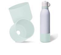 2PCS Higher Silicone Boots for Owala FreeSip Twist 24 oz, Scratch-Resistant Bottom Sleeve Owala Bottle Accessories, Anti-Slip Bottle Cover Protector, BPA-Free