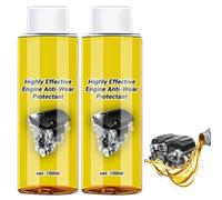 2PCS Highly Effective Engine Anti-Wear Protectant, Anti-Wear Engine Treatment Oil Additive, Reduces Wear, Noise Reduction and Shaking Cure, Engine Anti Wear Protection Agent for Cars, Motorbikes