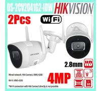 2PCS HIkvision DS-2CV2041G2-IDW 4MP Exir Fixed Bullet WI-FI Network Camera UK