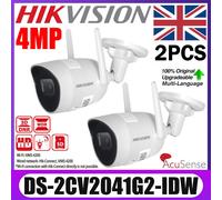 2PCS HIkvision DS-2CV2041G2-IDW 4MP Waterproof Exir Fixed Bullet WI-FI IP Camera