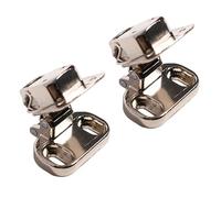 2PCS Hinge Compatible with Candy Hoover Integrated Washing Machine Cupboard Door 92784297 - Metal