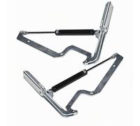 2Pcs Hinge Compatible with Keter Store it Out Arc/Max/Elite/Premiere 1150 XL Storage Bins Boxes Sheds, Replacement Spare Part for WLPS Hinge 140N Piston Gas Strut 565308