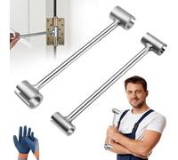 2PCS Hinges Gap Adjusting Wrench, Door Hinge Adjustment Key, for Fire Doors(14+19+23+25mm)