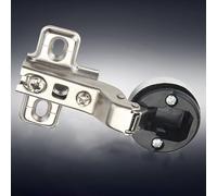 2pcs Hinges with Covers for Glass Cabinet Door and Wardrobe Furniture Replacement Parts