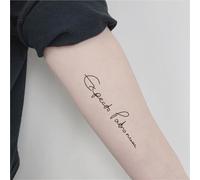 2pcs Hoh God Guards Temporary Tattoo Stickers Waterproof Men And Women Lasting Collarbone English Fake Tattoos