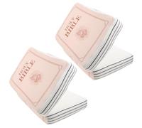 2pcs Holy Bible Plush Book Shaped Throw Pillow in Khaki for Sofa Bed