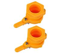2PCS Honey Gate Valve, Tap Tight and Leak-proof ABS Plastic 1.5″ Extractor, Honey Extractor Equipment Beekeeping Bottling Tap Tool bee Beekeeper Equipment for Beekeeper