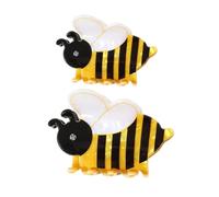 2pcs Honeybee Claw Clips: Bee Shape Hair Clips Rhinestone Hair Jaw Cute Animal Claw Barrettes for Women Girls Hairstyle Accessories