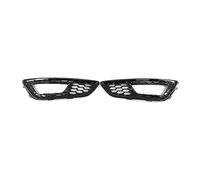 2Pcs Honeycomb Car Front Bumper Fog Light Cover Grilles，for Ford，for Focus 2015 2016 2017 2018 15A299-AA 15A298-AA Gloss Black Front Grills(Set)