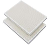 2pcs Honeycomb Ceramic Soldering Boards for Jewelry Making - High Precision Welding Plates with Holes