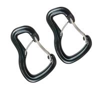 2pcs Hook Keyring Carabiners Stainless Steel Carabiner Clip Light Weight Locking For Outdoor Use Load Bearing Hook