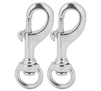 2pcs Hook Snap Snap Snot with Rigid Oval Eye for Leashes, Sports Equipment and Masts, 3.1 Inch Swiveling a Clamp/diving Holder At