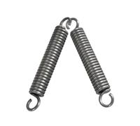 2pcs Hooked Extension Springs, Wire Diameter 1.8 mm, OD 15 mm, Length 55mm