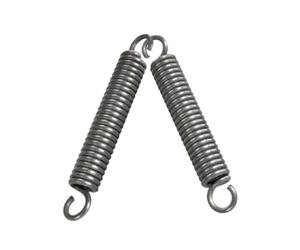 2pcs Hooked Extension Springs, Wire Diameter 2.5 mm, OD 15 mm, Length 170mm | Wire Diameter 2.5mm, Outer diameter 15mm, free length 170mm, 2.5x15x170mm