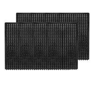 2pcs Horse Scratching Post Pad-Soft Touch Wall Mount Brush Panel-Sturdy Itch Massage Sheet-for Cattle, Goats, Sheep, Cow-36x30cm