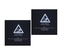 2pcs Hot Bed Sticker 220x220mm PC Square Build Surface