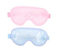 2Pcs Hot Eye Mask Reusable Cooling Therapy Compress for Puffiness Relief Dark Circles Dry Eyes Stylish Design for Experience