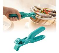 2PCS Hot Plate Gripper, 2026 New Anti Scald Bowl Gripper, Kitchen Tool Multi-Purpose Silicone Non-Slip Heat Insulation Anti-Scald Clamp for Bowls Dishes, Microwave Air Fryer Tongs (1PC-Green)