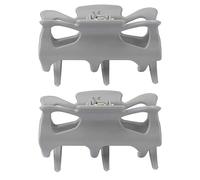 2pcs Hot Roller Clips, Hair Curler Claw Clips Replacement for Women Girls, Stainless Steel Spring Sectioning Clips for Wet and Dry Hair Styling with Non - Slip Grip