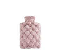 2PCS Hot Water Bottles Bag Water-filling Hot-water for Female Warm Belly Hands and Feet Keep Hand Warmer For Neck Back Legs Warm(Pink-1000ml)
