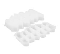 2pcs House Silicone Mould 12 Cavity for Crafts and Casting, White