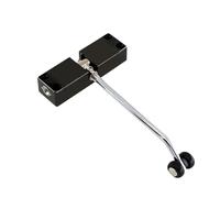 2pcs Household Silent Punch-Free Return Spring Simple Closer Light Handy Automatic Door for Home Self-Closing(Black)