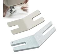 2PCS Hump Jumper Sewing Tools Presser Foot Bulky Seam Guide Seam Plastic Sewing Machine Foot Button Plate White Seam Guide Sewing Accessories for Sewing Machine Embroidery Sewing Crafts Machine