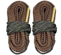 2pcs Hunting Bore Cleaner Gun Pistol Barrel Cleaning Rope Kit.22 .30 .50,.308 Cal 5.56mm 7.62mm 9mm Caliber 10 12 16 20 28 410 GA for Carbine/Shotgun/Pistol/Rifle (G05 : .17 Cal 17HMR .177)