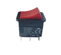 2Pcs HY12-9-5 6 Pins 20A 125/250V 2HP Industrial On Off On Electric Pushbutton Switch for Power Tools