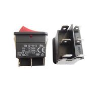 2pcs HY12-9-5 6 Pins Rocker Switch On Off On Push Button Switches 125/250V 18/20A 2HP