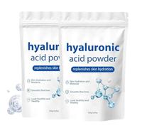 2PCS Hyaluronic Acid Powder for Face, 100g Hyaluronic Acid Powder Pure for Skincare, Facial Serums Firmer Skin, Skin Hydrating and moisturising Support