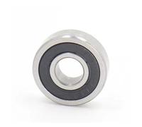 2pcs Hybrid Ceramic Bearings 695RS 696ZZ RS 697RS 698RS 699RS MR105 MR126 RS Industrial Motor Spindle Ball Bearings(MR126ZZ 6x12x4)
