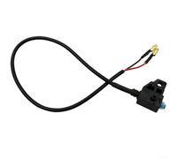 2PCS Hydraulic Brake Light Switch Kit Left Right Side for Honda for Suzuki - High Strength ABS Black 22cm Cord