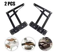 2Pcs Hydraulic Lift Up Table Hinges For Folding Or Lift Top Furniture