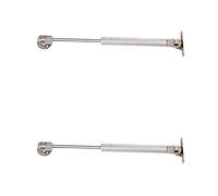 2PCS Hydraulic Support Rod, Spring Cover Keeps The Cabinet Door Lifting Pneumatic Support, Suitable for Cabinets, Tatami and Other Furniture(Round Head)