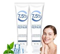 2PCS Hydroxyap/atite Toothpaste for Teeth Whitening and Sensitive Care,Formula with Gentle Mint,Enamel Repair with Nano Hydr/oxyapatite,Long-Lasting Fresh Breath,Daily Use,Oral Health