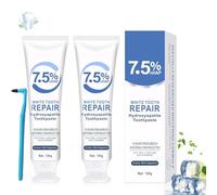 2pcs Hydroxyapatite Toothpaste,120g Radiant Whitening Toothpaste for Enamel Care,Daily Protection, Long-Lasting Fresh Breath for Adult,Kids Oral Care