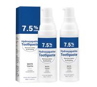 2pcs Hydroxyapatite Toothpaste,30ml 7.5% Hydroxyapatite Toothpaste,Fluoride-Free,Suitable for Repairing and Protecting Tooth Enamelfreshening Breath and Promoting Gum Health