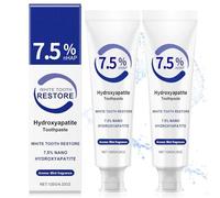 2Pcs Hydroxyapatite Toothpaste for Enamel Protection, 7.5% Hydroxyapatite Enamel Care Toothpastes for Sensitive Teeth, Fluoride-Free Formula with Gentle Mint, Daily Protection, Fresh Breath