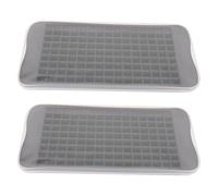 2pcs Ice Cube Tray, Mini Ice Cube Trays, Silicone Ice Cube Moulds, 135 Square Grid Silicone Honeycomb Ice Making Mold for Whiskey, Cocktail, Milk, Juice, Chocolate and Other Drink