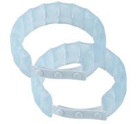 2pcs Ice Neck Rings, Wearable Neck Cooling Tube Reusable Ice Ring for Hot Weather Long-Lasting Cooling, Blue Ring for Tube