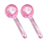 2PCS Ice Roller Globes Facial Cold Hot Skin Massager Crystal Glass Ball for Redness Soothing Face Wrinkle Remover Beauty Care Tool