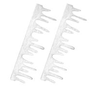 2pcs Icicle Fake Snow Blanket 47.24x14.17inch Decorations Season | Polyester Material with Icicle Fringe, Layered Decorative Effect, Won’t Crack or Tear, Winter Wonderland Décor