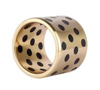 2Pcs ID 18mm,Brass Graphite Copper Sleeve,Bearing Bushings,18x22x30mm,2pcs