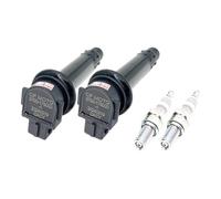 2PCS Ignition Coil Iridium Spark Plug Compatible Compatible For Cfmoto 0700-178000 CF400 650NK CF650 400GT CF500 650MT CF700 MORINI X CAPE 650