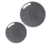 2pcs Imitation Marble Plastic Fruit Vegetable Cutting Board | Food Grade Pp, Smooth Break Resistant Surface, Dual Size Versatility for Meal Prep, Sushi and Home Use