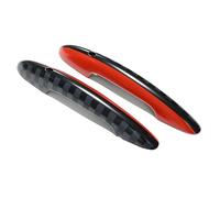 2PCS in Set The Black Flag Door Handle Cover Sticker Trim/Fit for MINI Cooper S JCW F56 F57 Car-Styling Exterior Parts Accessories(JCW,No Hole and No Light)