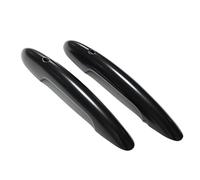 2PCS in Set The Black Flag Door Handle Cover Sticker Trim/Fit for MINI Cooper S JCW F56 F57 Car-Styling Exterior Parts Accessories(Black,with only Light)