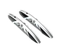 2PCS in Set The Black Flag Door Handle Cover Sticker Trim/Fit for MINI Cooper S JCW F56 F57 Car-Styling Exterior Parts Accessories(Grey Jack,with only Light)